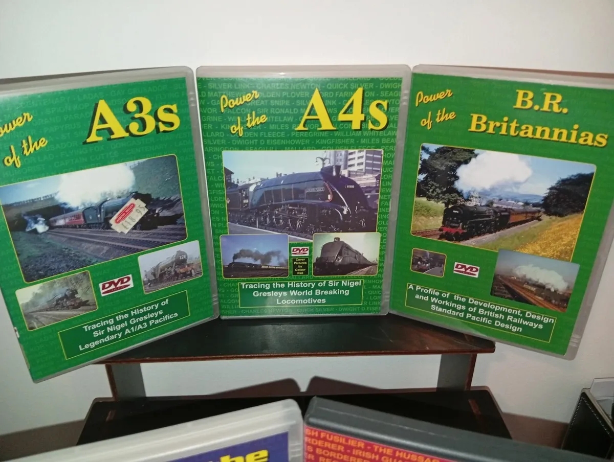 Rare Steam Rail Collection Power Of A3s A4s DVDS - Image 2
