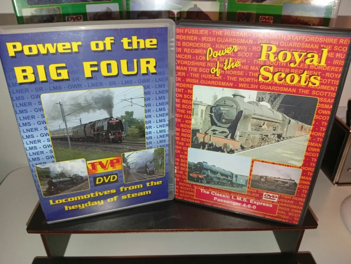 Rare Steam Rail Collection Power Of A3s A4s DVDS - Image 3