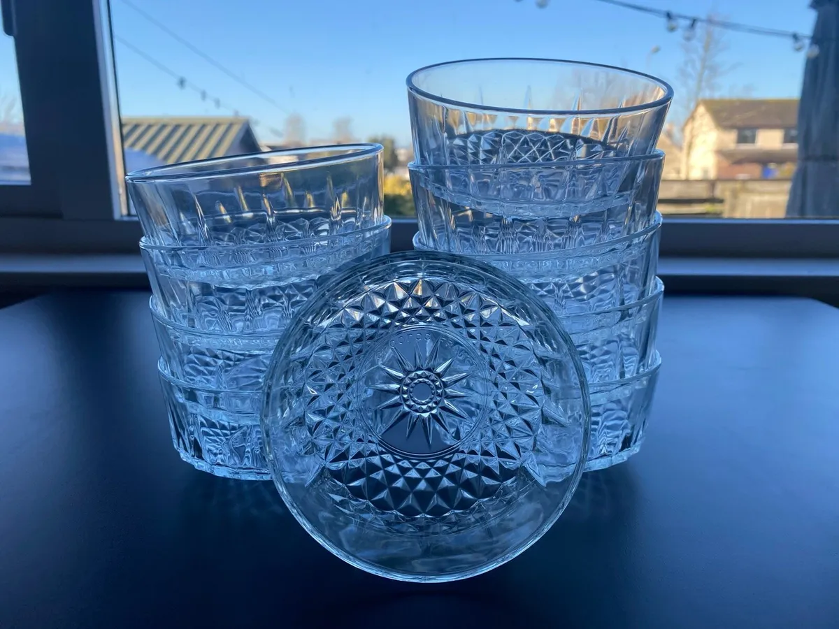 Vintage Glass Bowl Set - Image 1