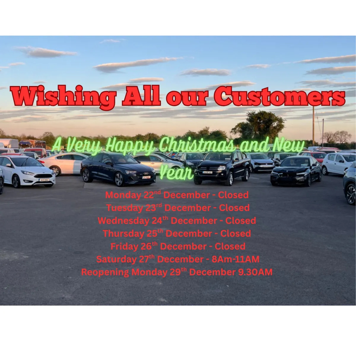 Christmas Opening Hours - Image 2