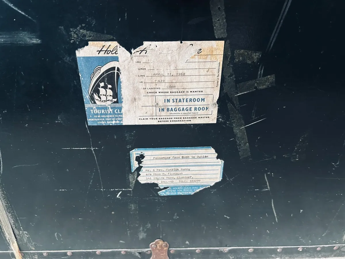 Rare 1960s Holland-America Line Steamer Trunk - Image 2