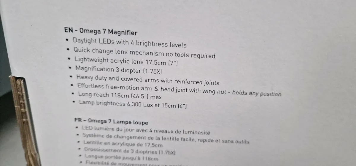 OMEGA 7 Magnifier Lamp - Image 4