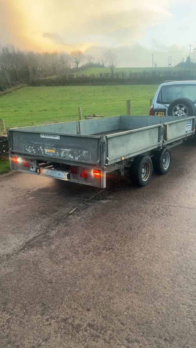 Ifor Williams 12 foot dropside trailer - Image 4