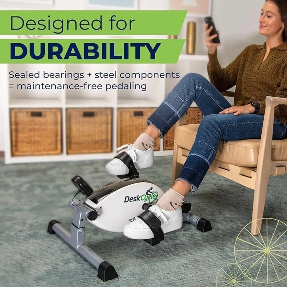 Desk Cycle 2  - exercise bike  for desk - Image 2