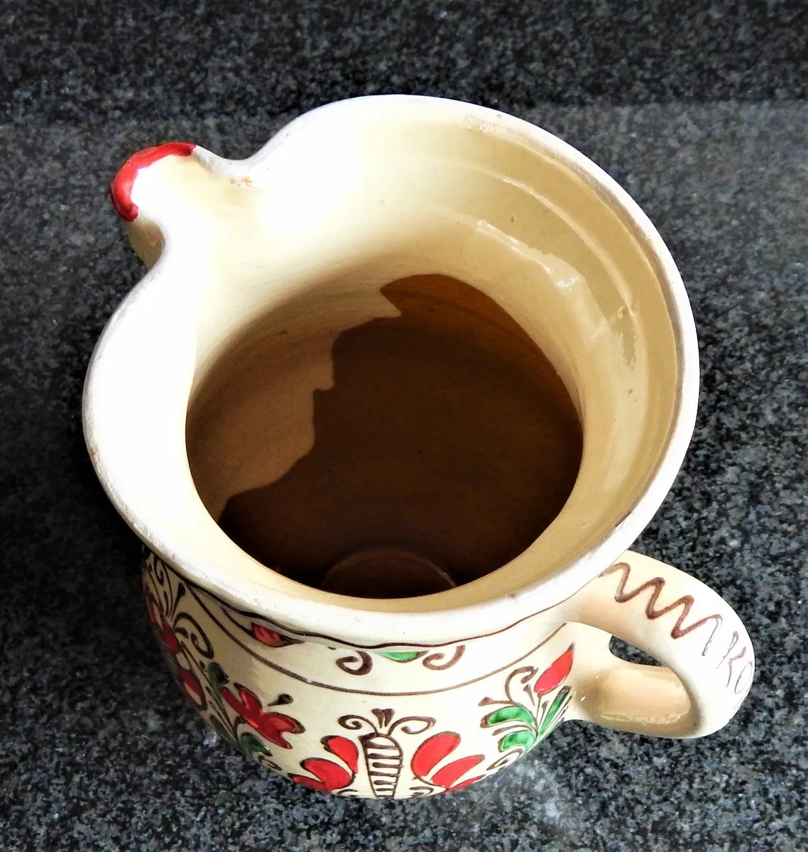 Korond Hand Decorated Pottery Jug - Image 4