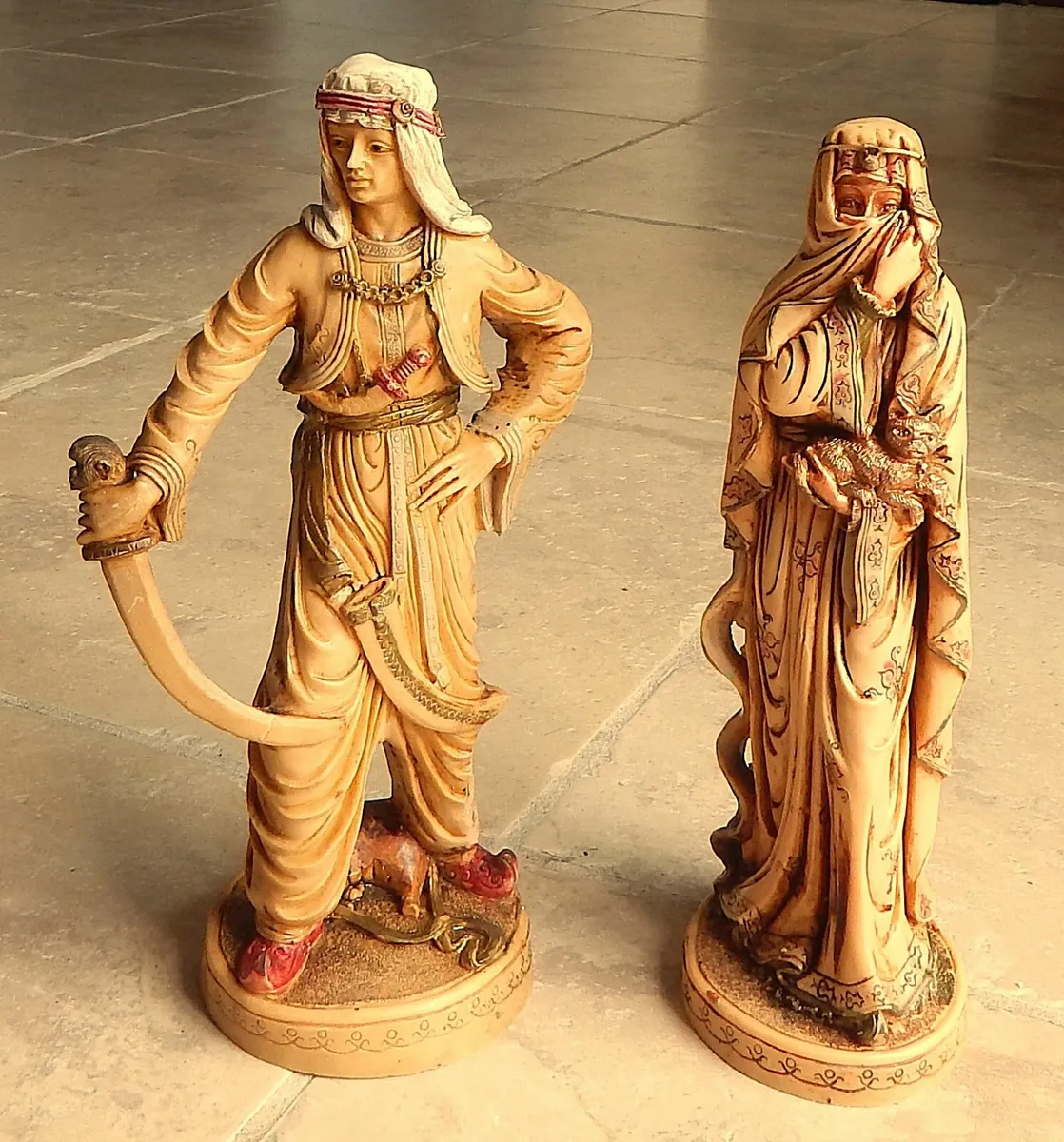 Pair of Middle Eastern Figurines - Image 1