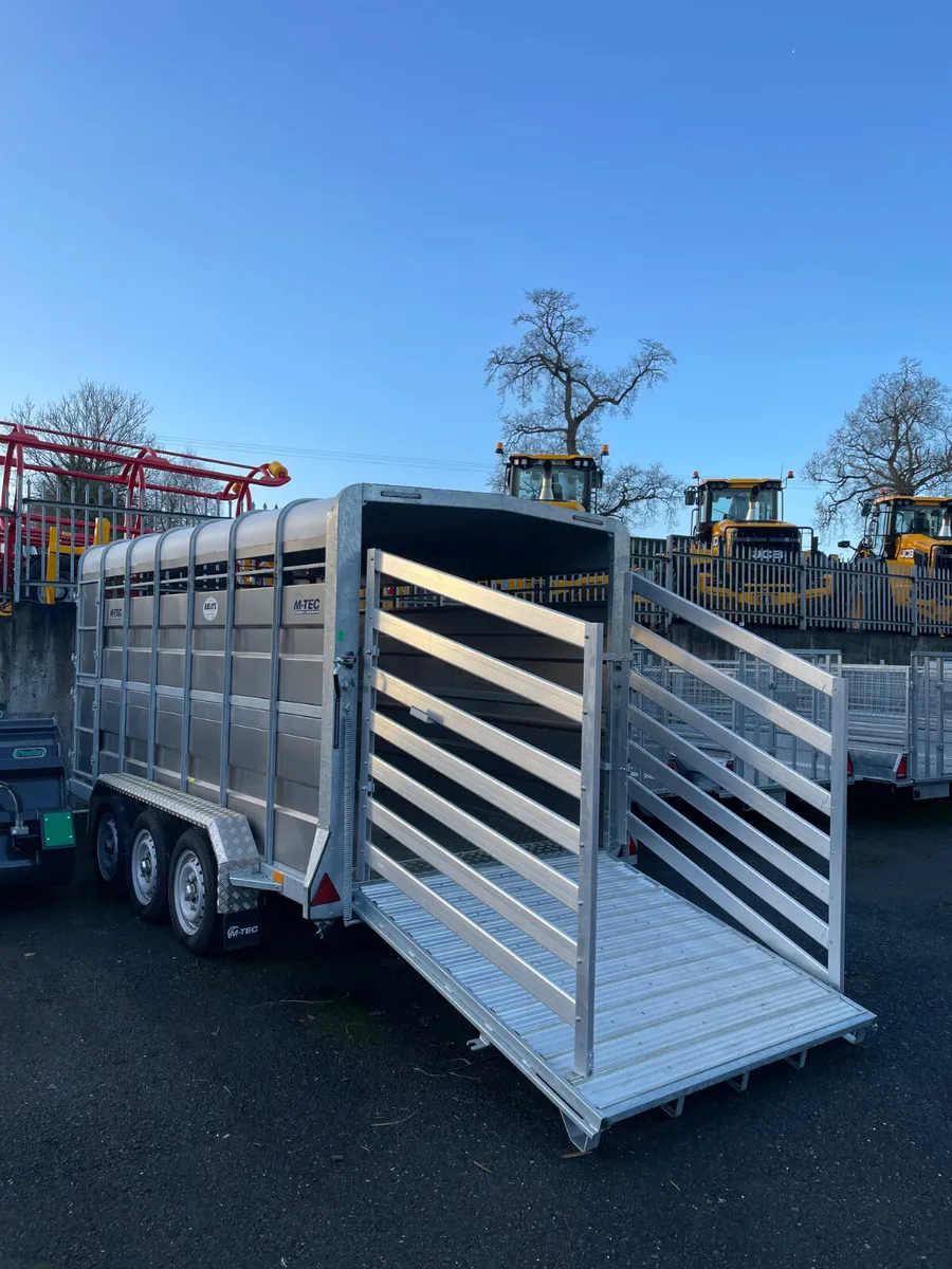 14ft MTEC Livestock Trailer - Image 1