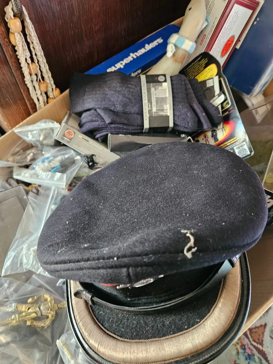 Vintage Fire Mans Cap - Image 2