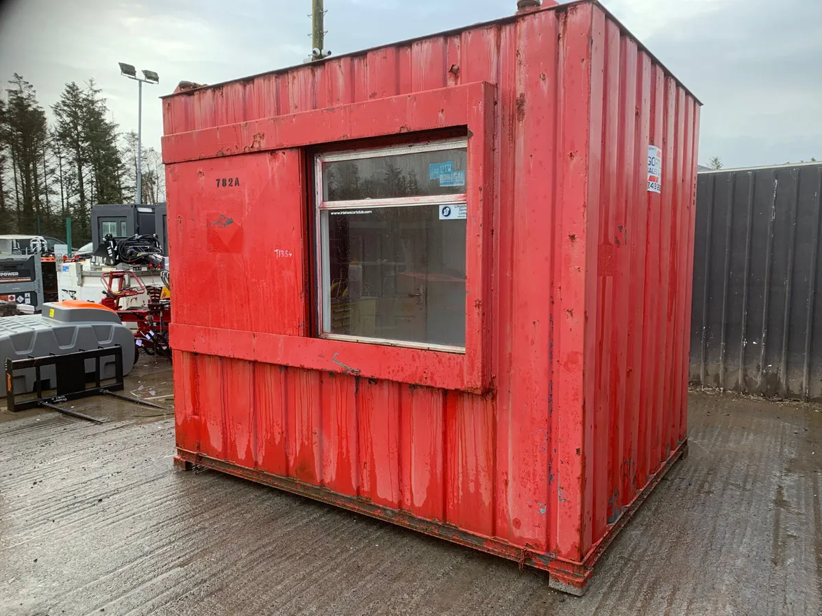 10x8 Site Office Cabin – Door & Window - Image 4