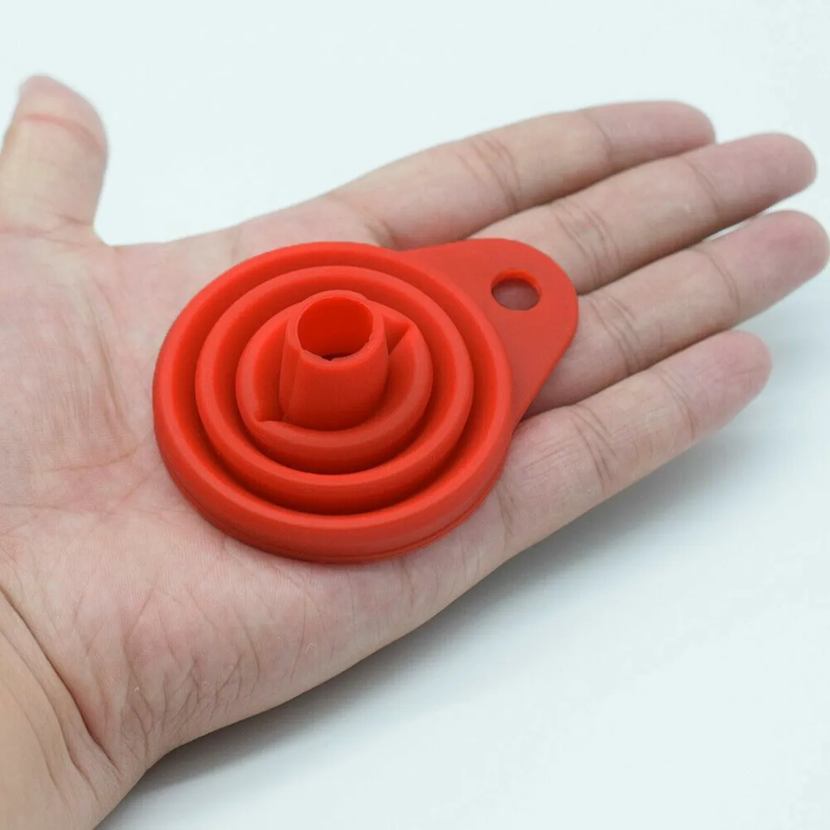 Car Funnel Engine Collapsible Silicone For Gasolin - Image 2