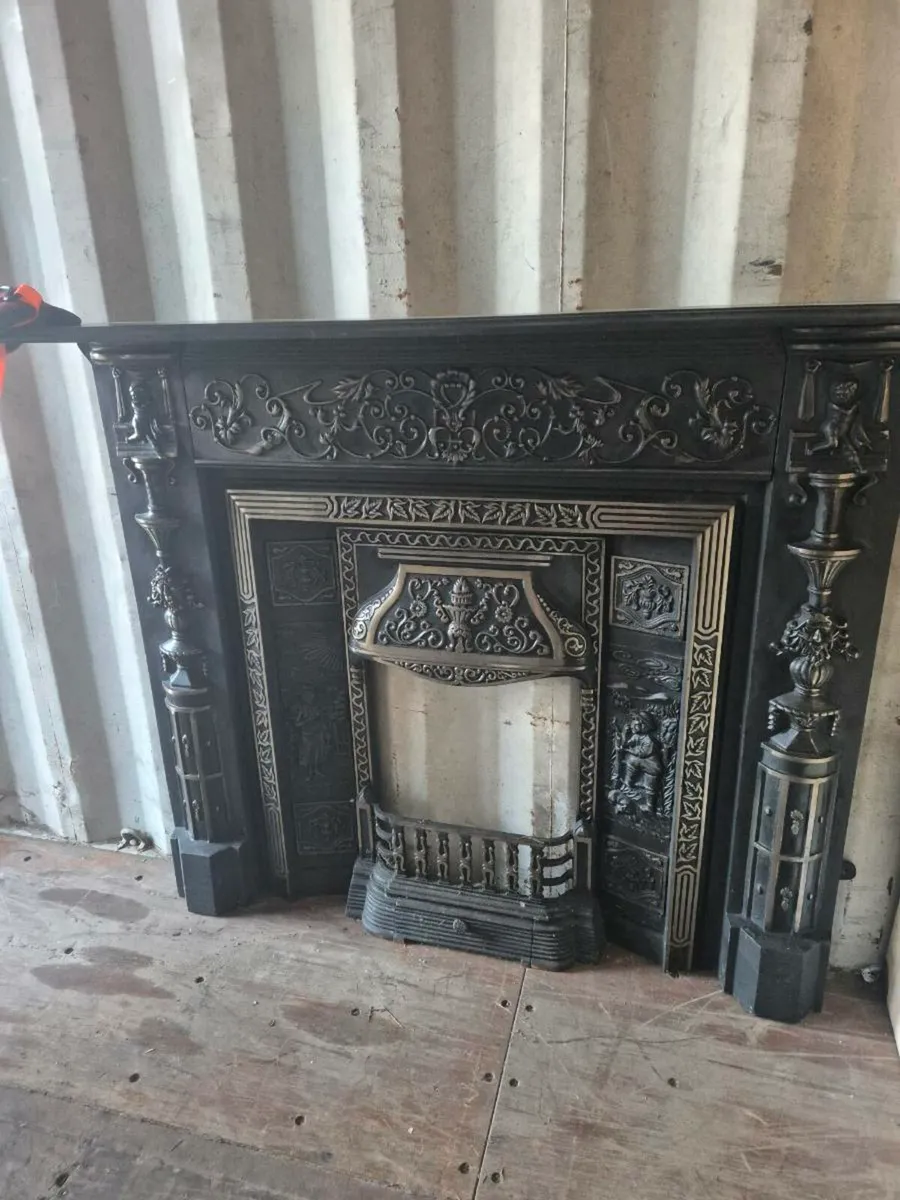 Cast iron fireplace - Image 1