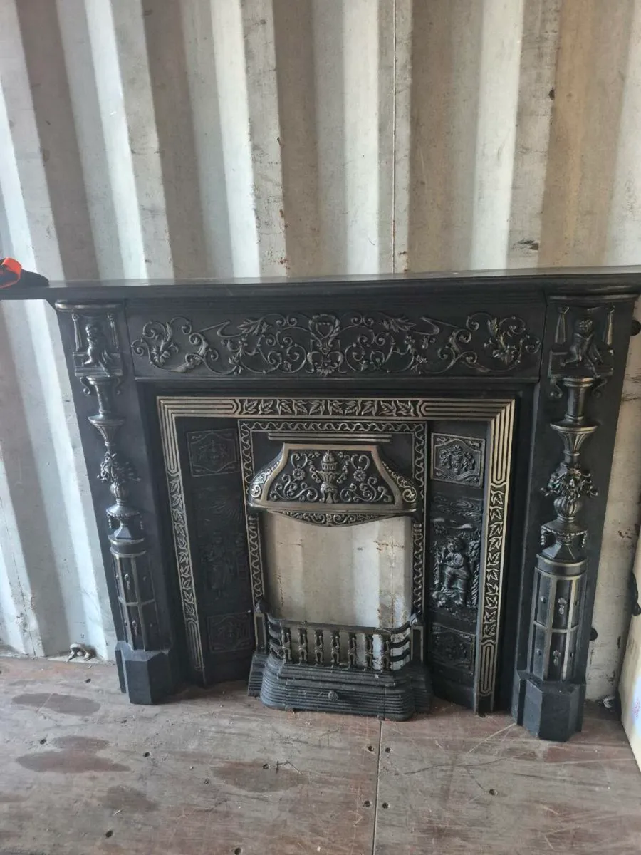Cast iron fireplace - Image 2