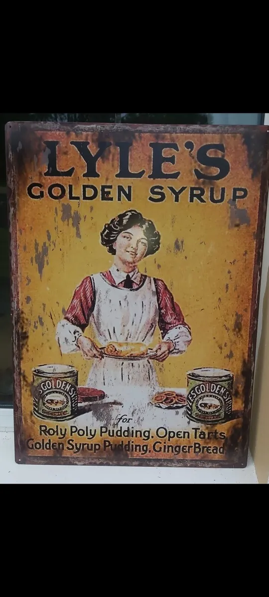 Large  lyals metal sign - Image 2