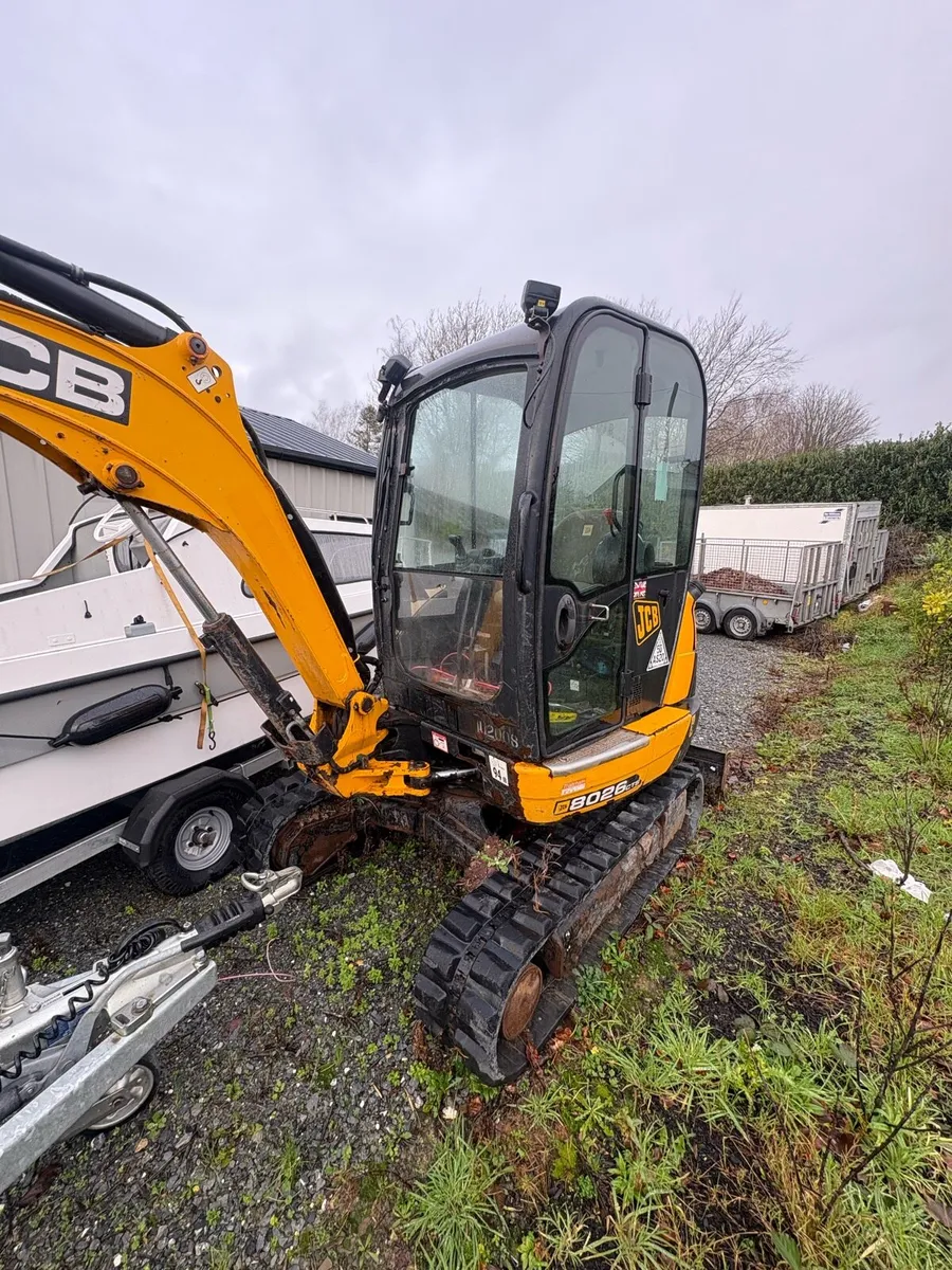 2017 JCB 8026 cts (w or w/o new Dale Kane trailer) - Image 4