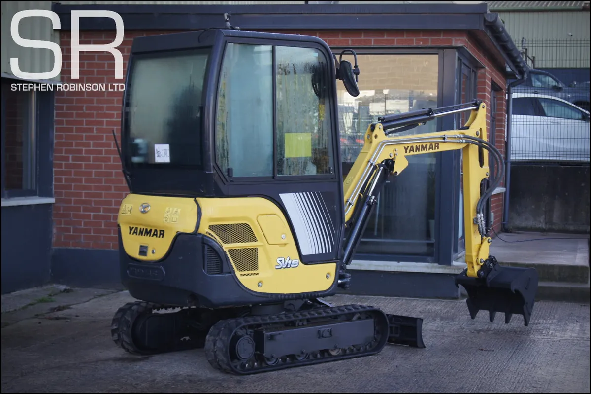 2017 Yanmar SV18 Mini digger - Image 3