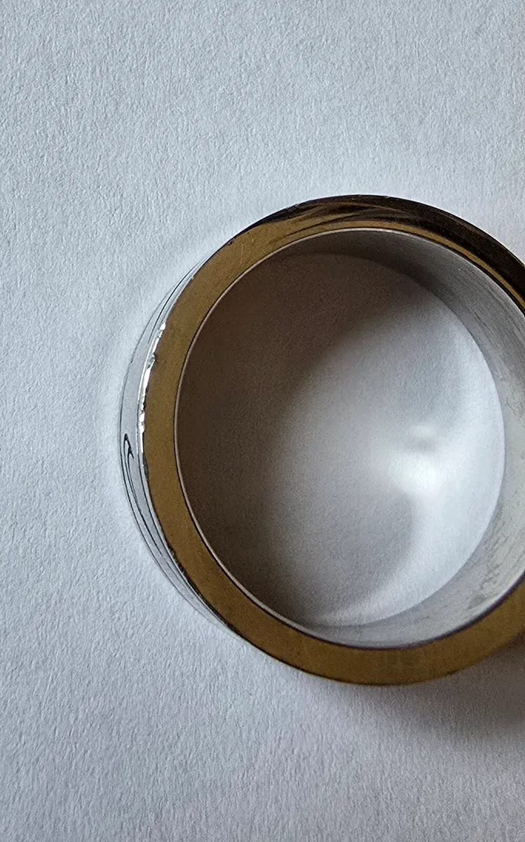 "Nike" Silver Band Rings - Image 4