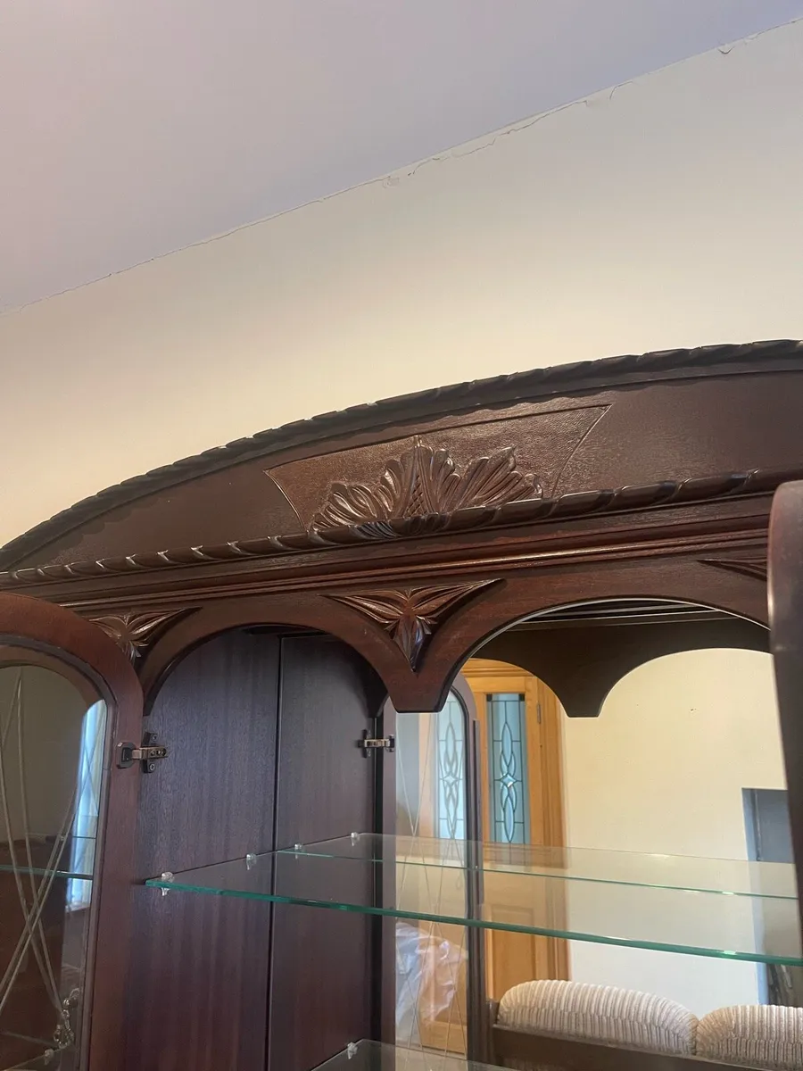 Mahogany display cabinet - Image 2
