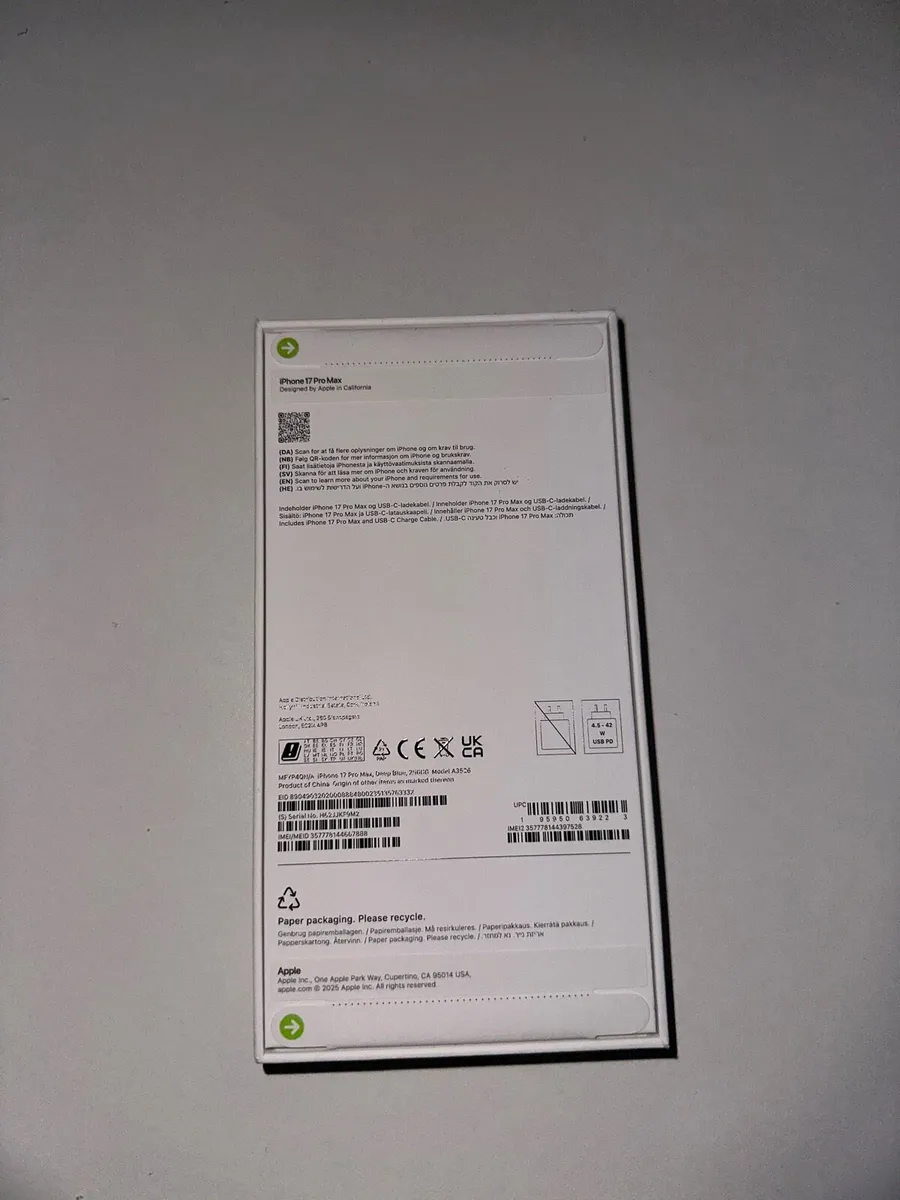 iPhone 17 Pro Max 256GB Navy UNOPENED - Image 2