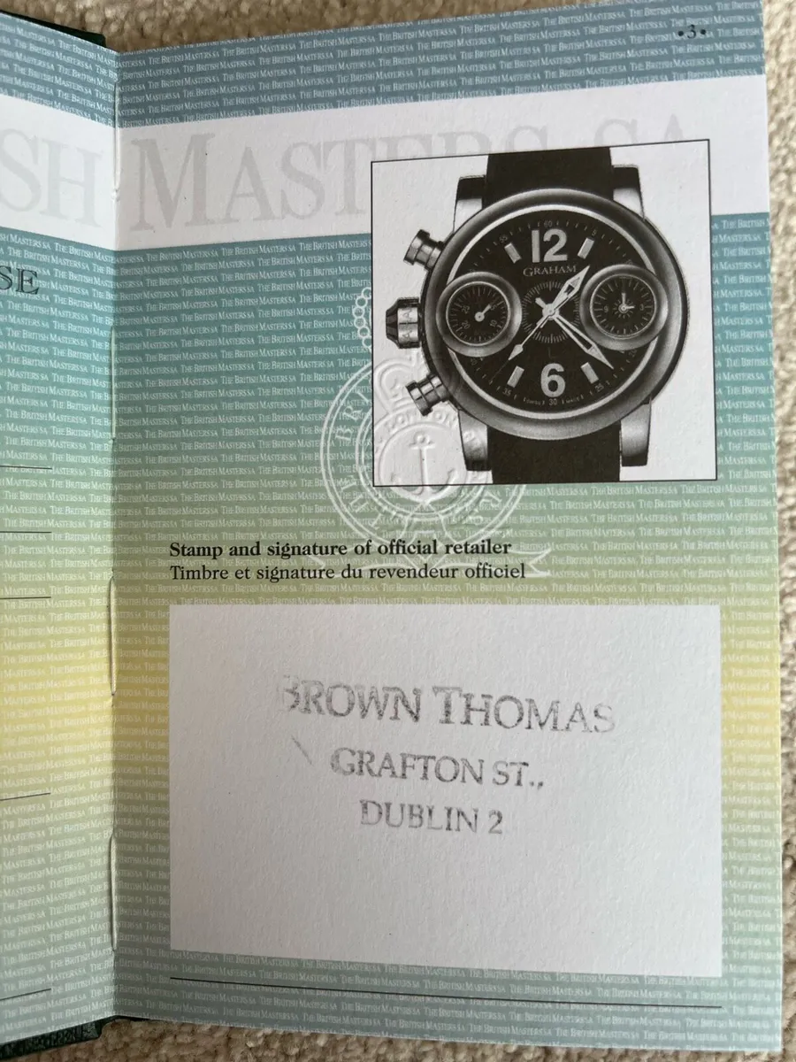 Watch Graham SwordFish limited edition - Image 4