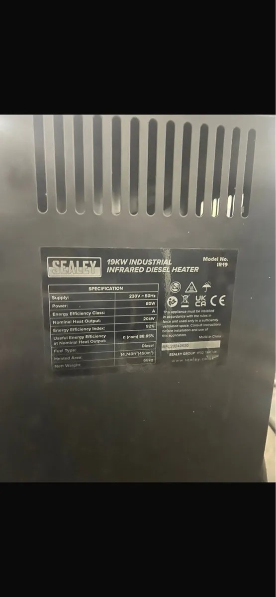 Garage heater - Image 3