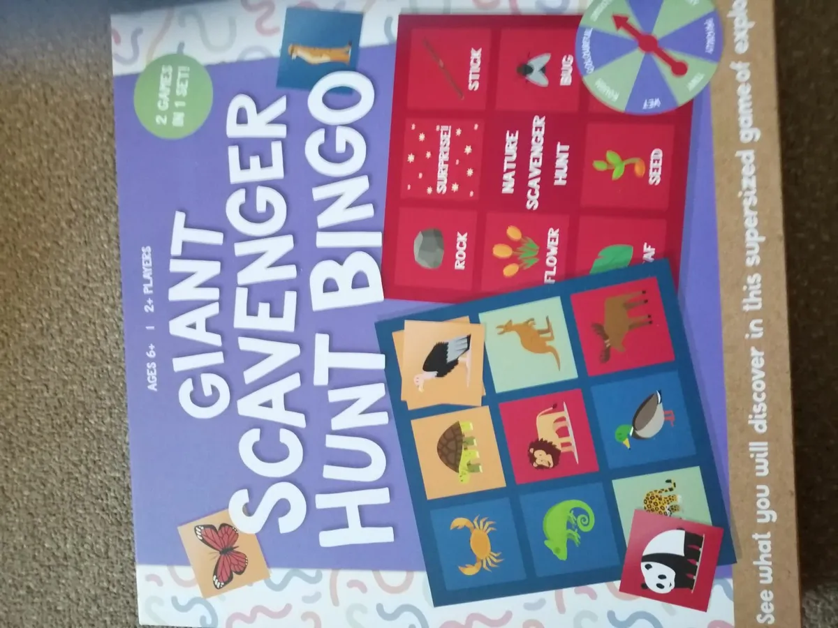 Giant scavenger hunt bingo game - Image 1