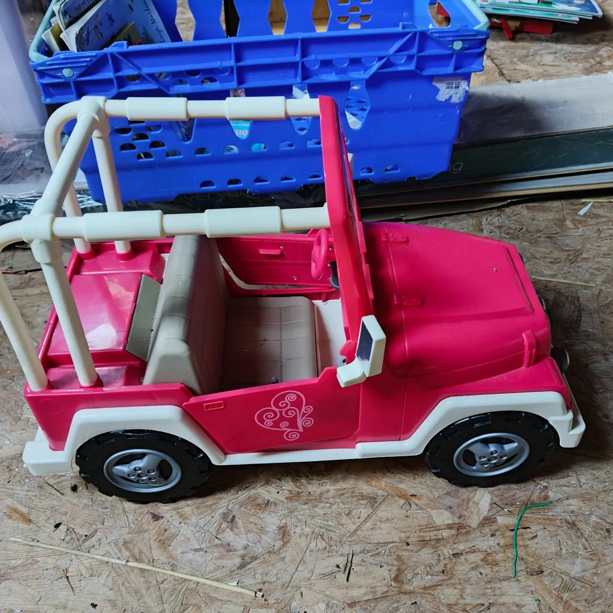 Our generation car/horse trailer/dolls - Image 1