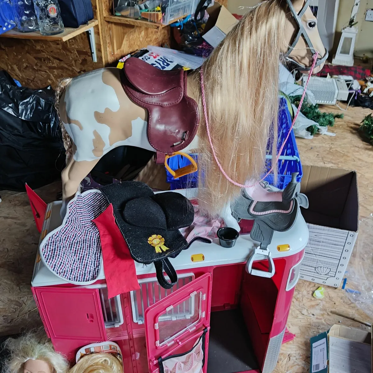 Our generation car/horse trailer/dolls - Image 3