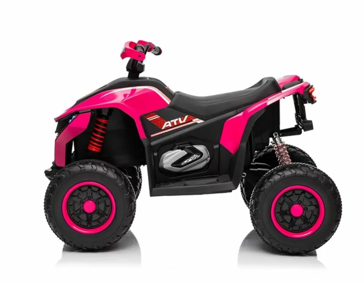 24V Quad Ride on Kids Toy Pink - Image 3