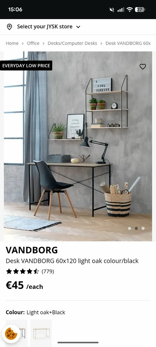Vandborg desk from Jysk - Image 2
