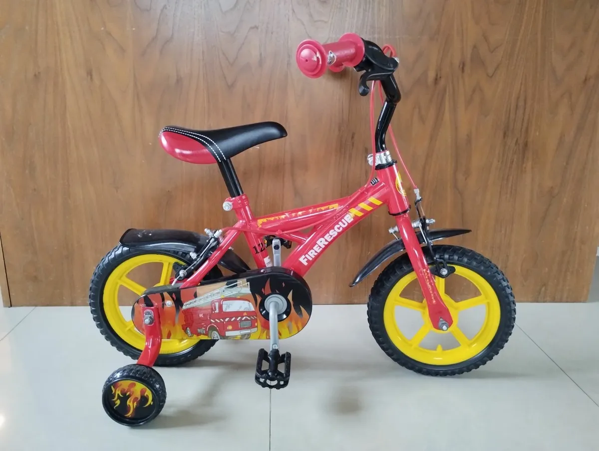 12" Apollo Fire Rescue Kids Bike