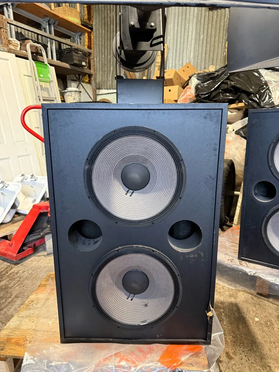 Large pair vintage JBL picture house speakers. - Image 3