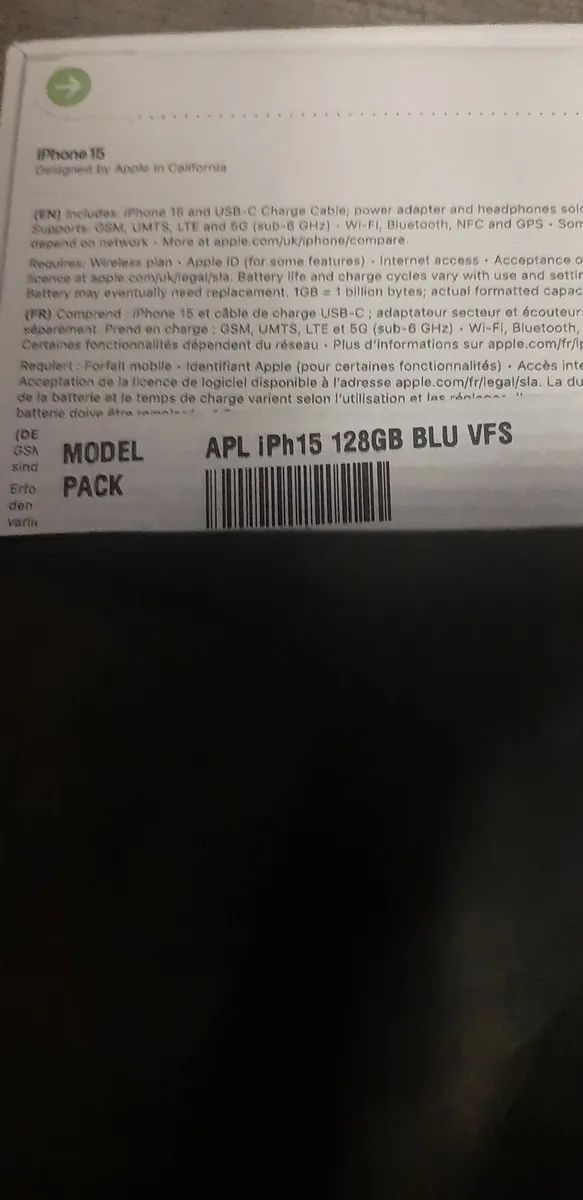 iphone brand new boxed in blue - Image 2