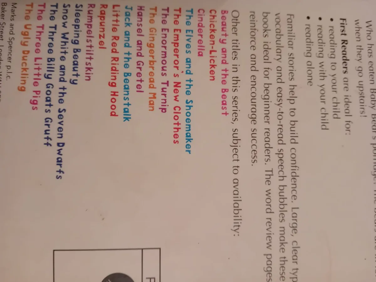 Set of childrens first reading books - Image 3