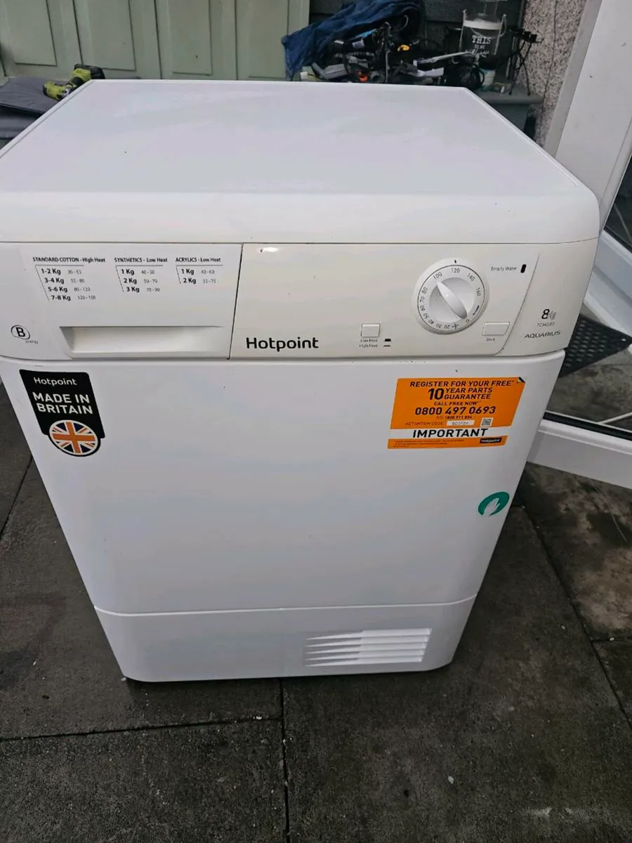 8kg condenser tumble dryer