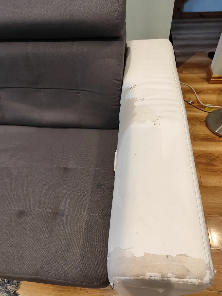 Sofa bed + 2 foot stools - Image 4