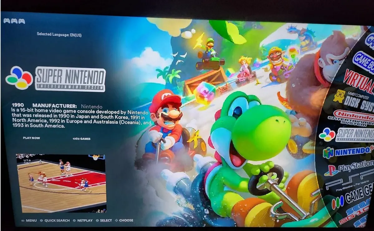 4 Player Nintendo Playstation Sega Arcade Console - Image 3