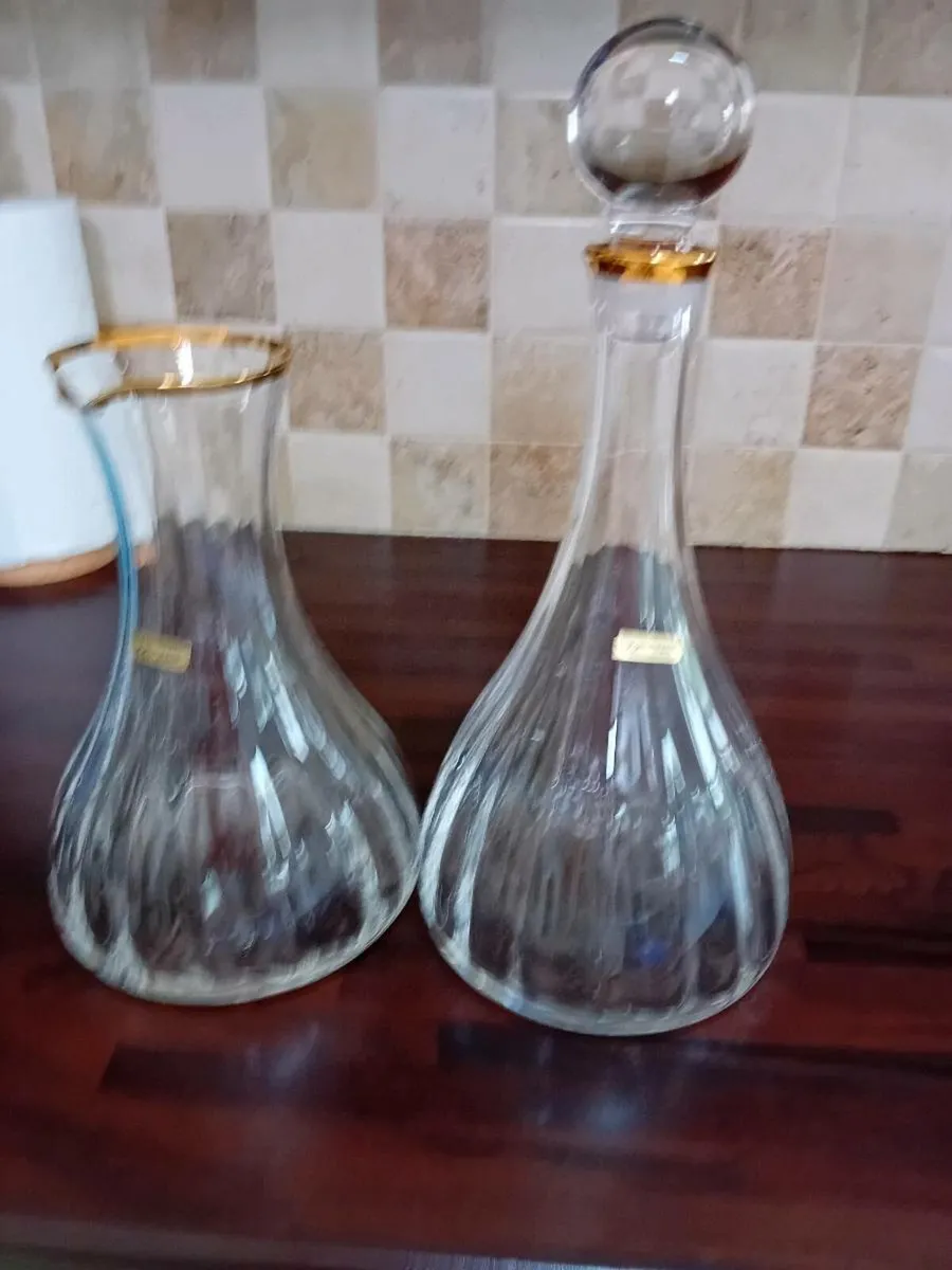 WINE CARAFE BY 2 OF THEM - Image 1