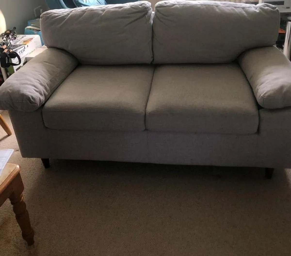 Jysk light grey sofas - Image 2