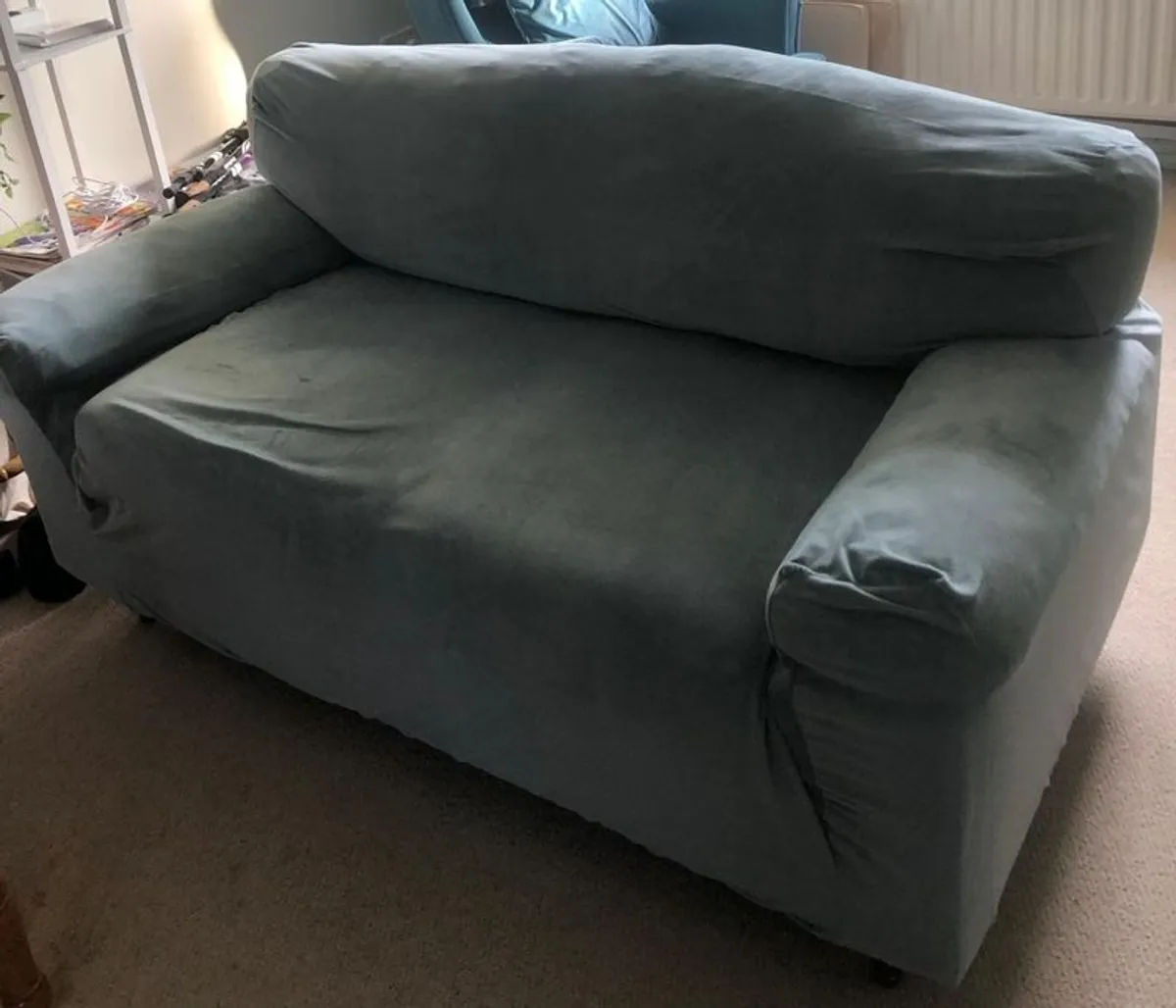 Jysk light grey sofas - Image 4