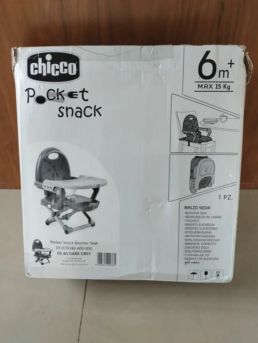 Chicco Pocket Snack Booster Seat - Grey