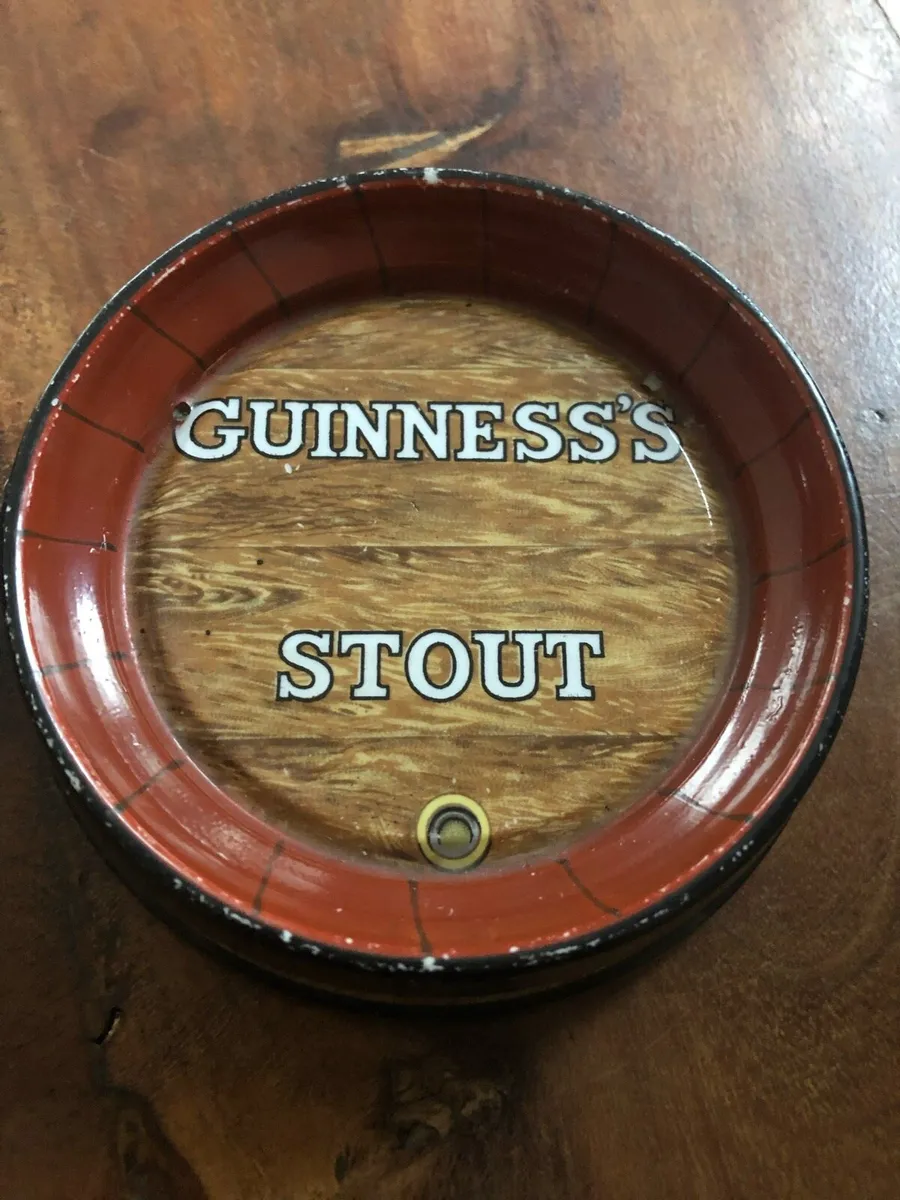 Guinness Barrel Ashtray - Image 1