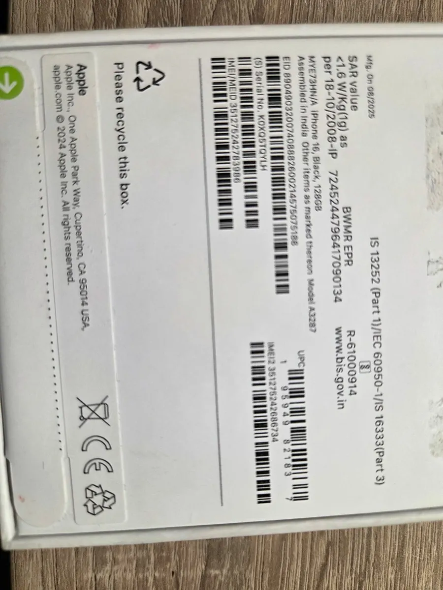 IPHONE 16 BLACK BRAND NEW - Image 2