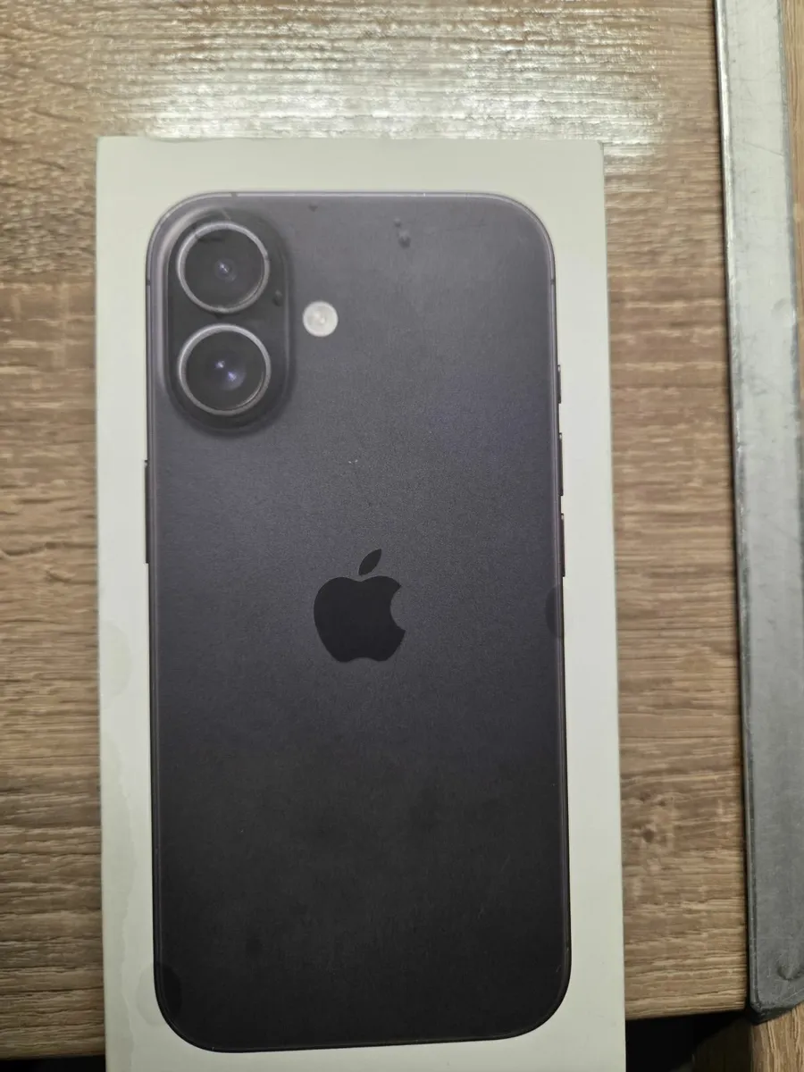IPHONE 16 BLACK BRAND NEW - Image 1