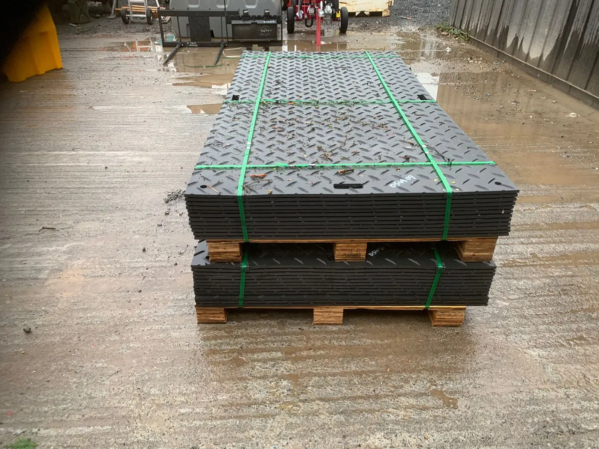 8ft x 4ft Heavy-Duty Rubber Road Mats - Image 3