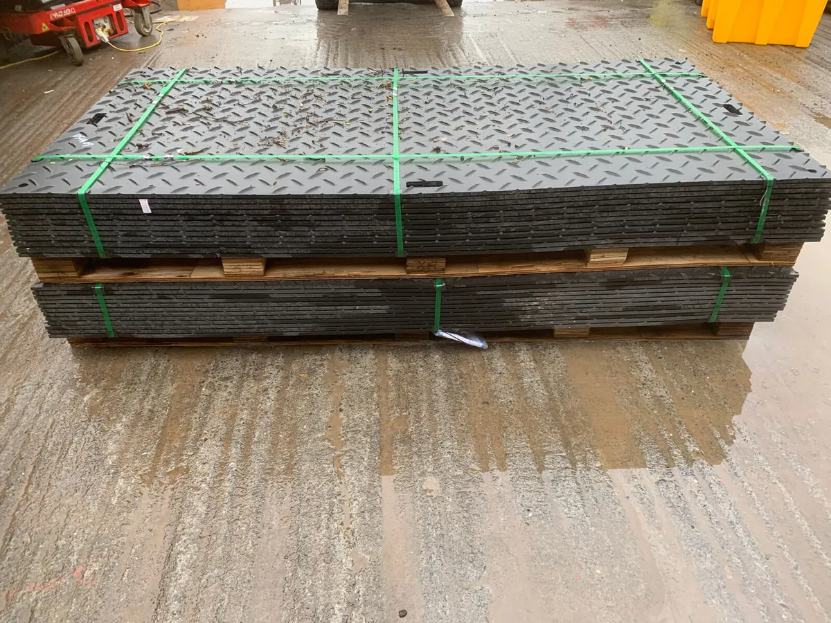 8ft x 4ft Heavy-Duty Rubber Road Mats - Image 4