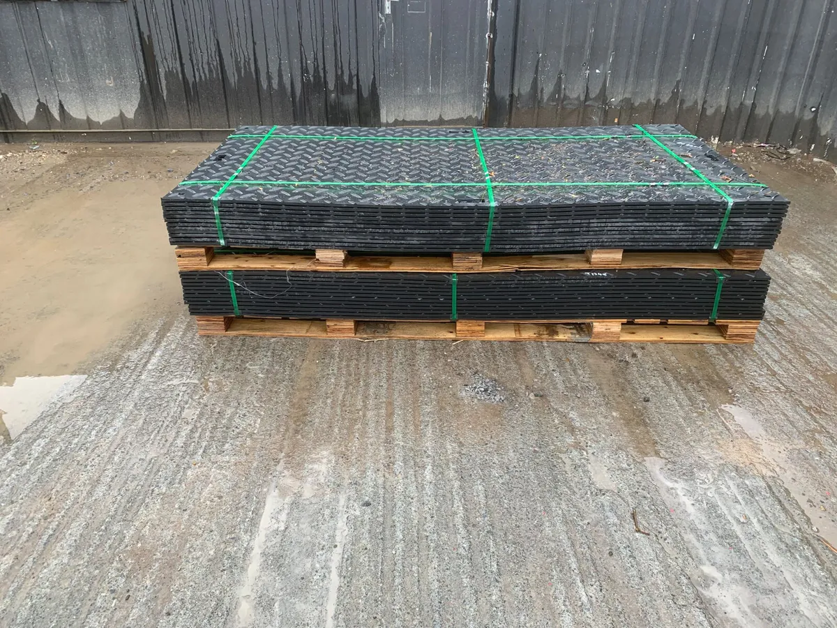 8ft x 4ft Heavy-Duty Rubber Road Mats - Image 2