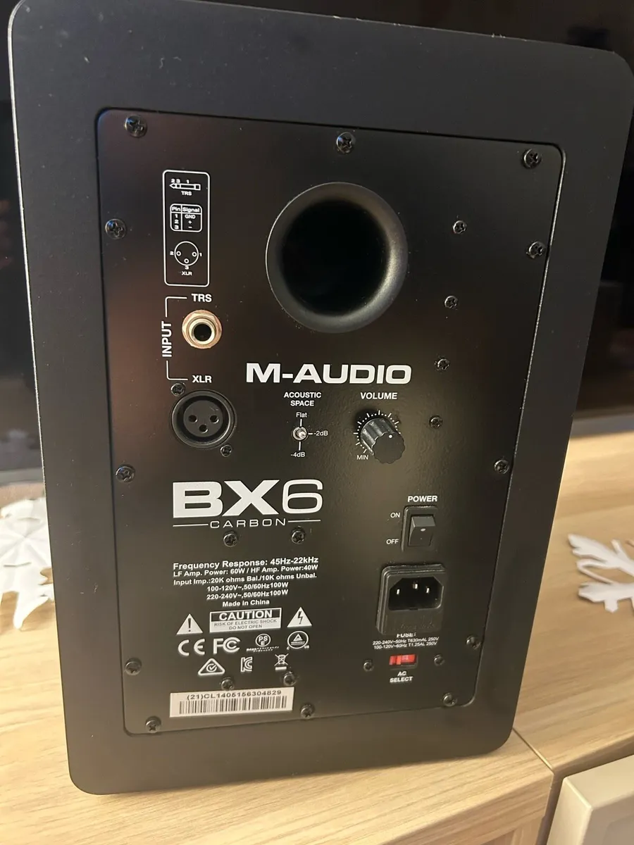 M-Audio BX6 Carbon Studio Monitors / Active Speake - Image 3