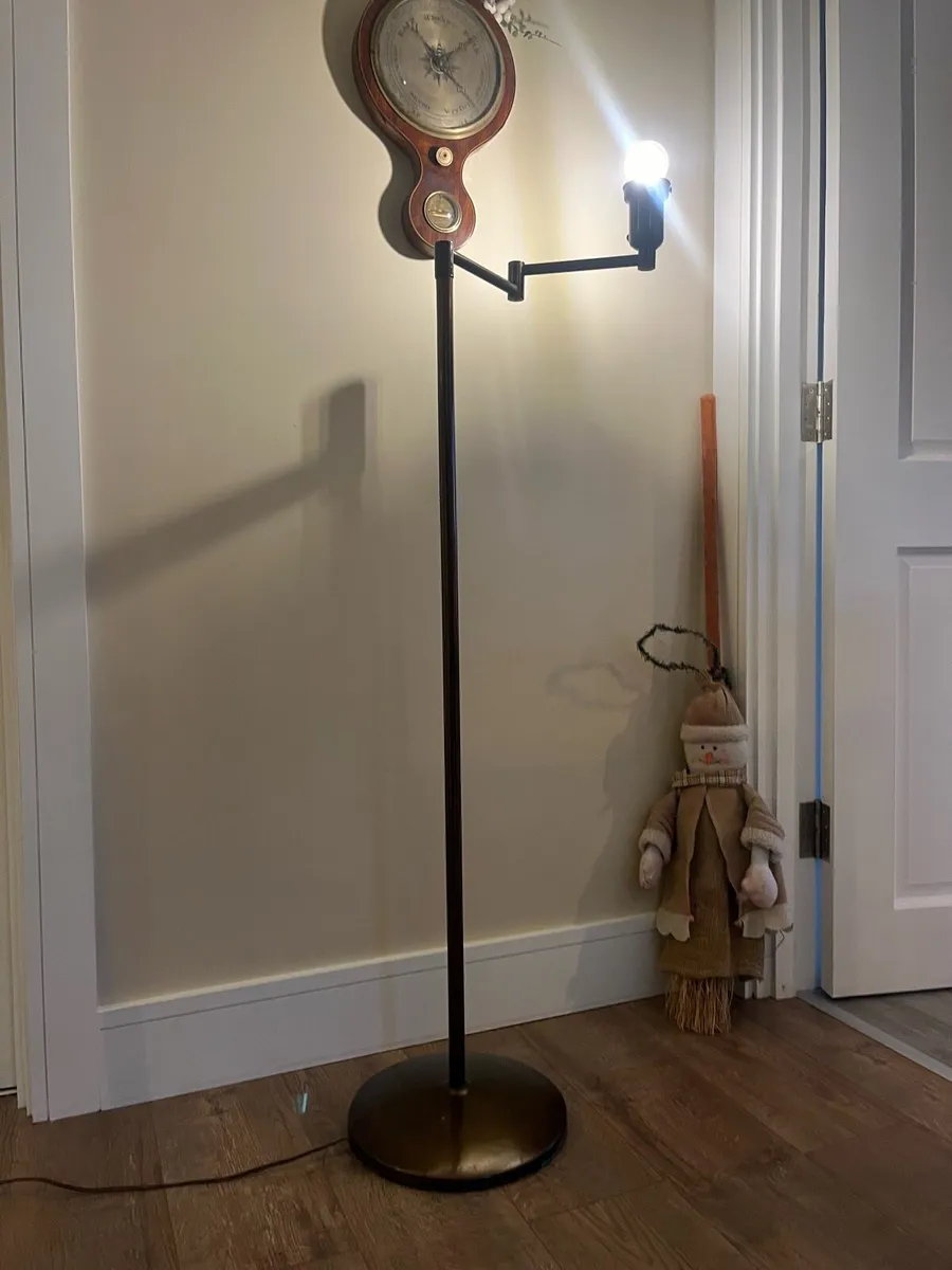 Antique Faries Illinois Industrial Art Deco Lamp - Image 1