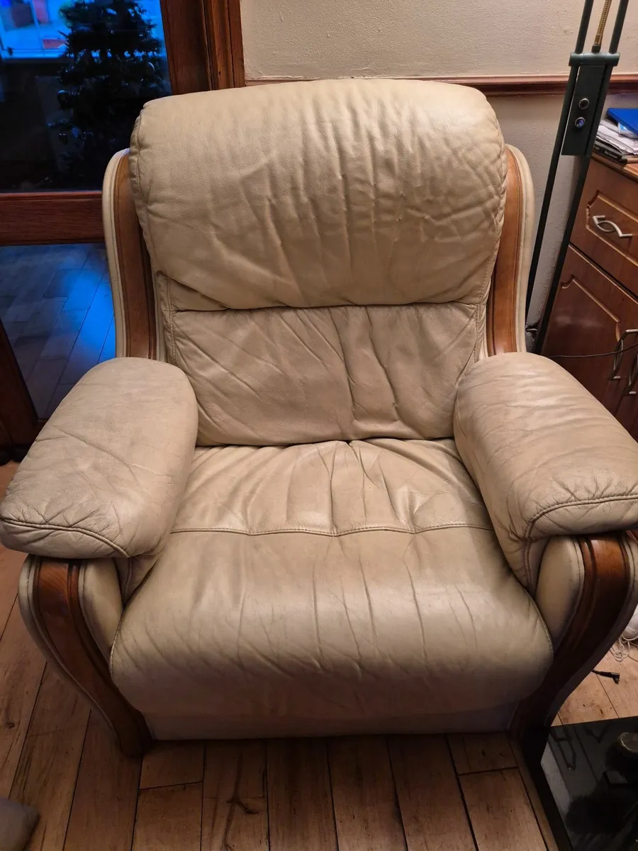 Leather Armchairs - Image 1