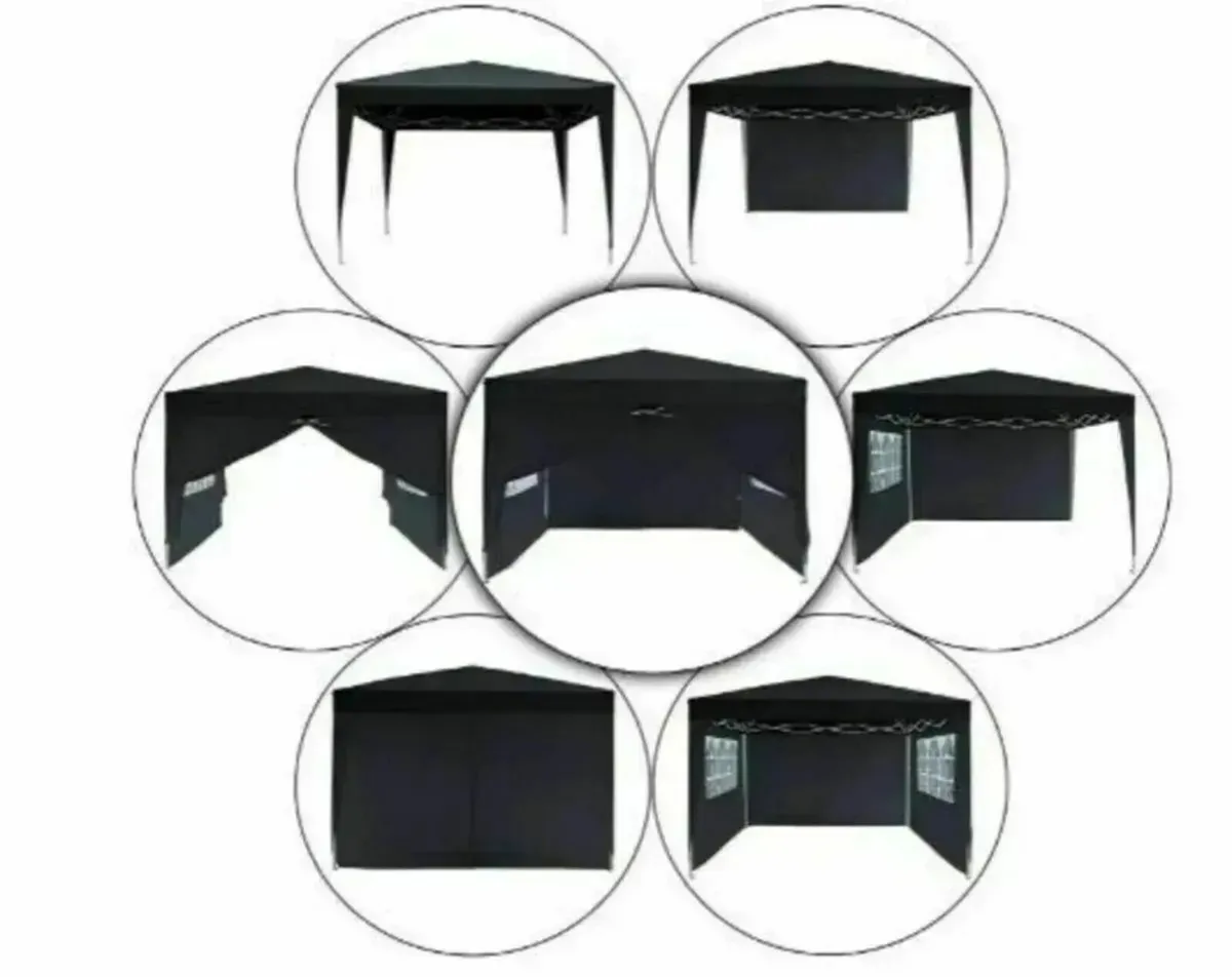 3x3m Pop-Up Gazebo Tent Waterproof Marquee - Image 3